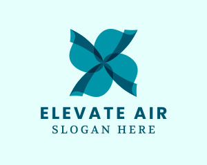 Air Vent Propeller logo design