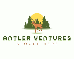 Animal Deer Nature logo design