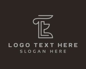 Law Firm - Paralegal Notary Pillar logo design