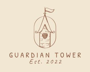 Princess Castle Tower logo design