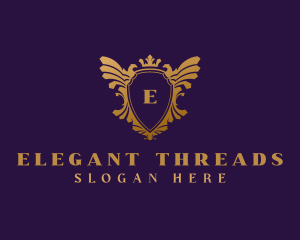 Elegant Eagle Heraldry logo design