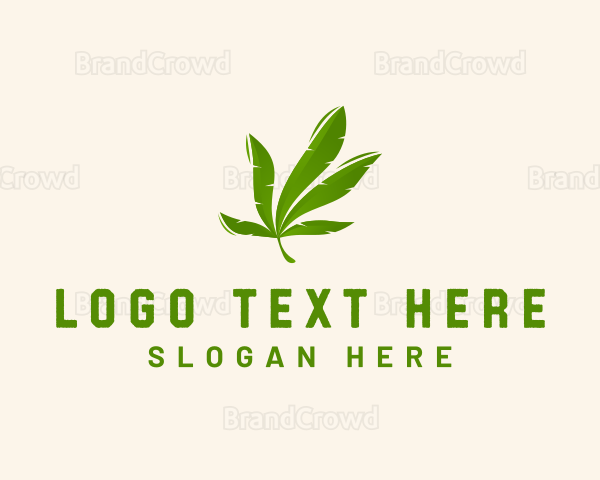 Weed Cannabis Marijuana Logo