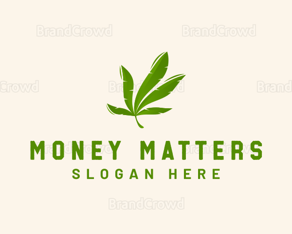 Weed Cannabis Marijuana Logo