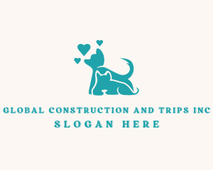 Veterinarian - Cat Dog Pet Care logo design