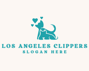 Animal Shelter - Cat Dog Pet Care logo design