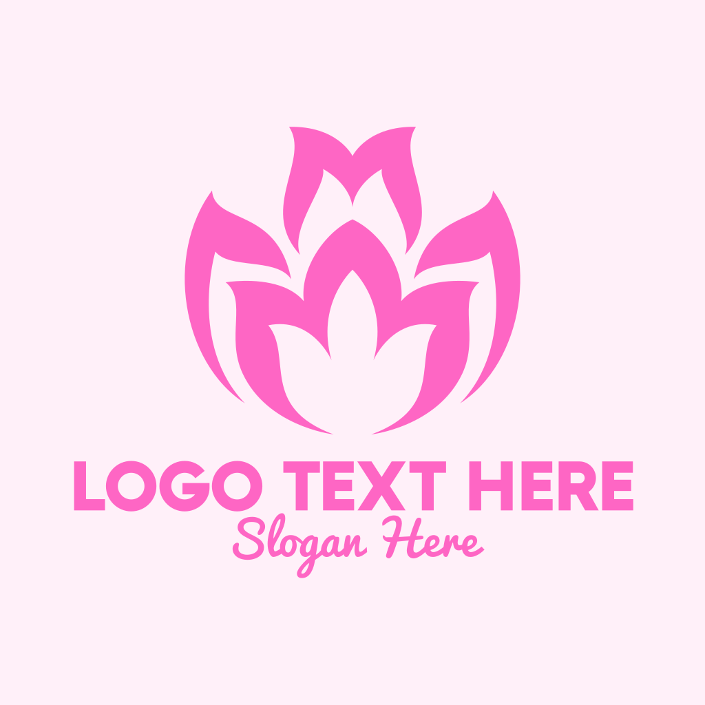 Pink Flower Bloom Logo | BrandCrowd Logo Maker