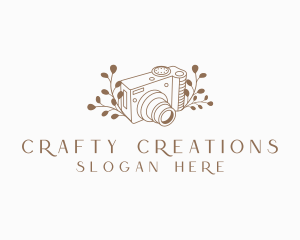 Hobby - Rustic Photo Camera logo design