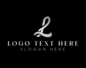 Black And White - Jewelry Boutique Letter L logo design