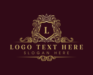 Luxury - Luxury Elegant Crown Shield logo design