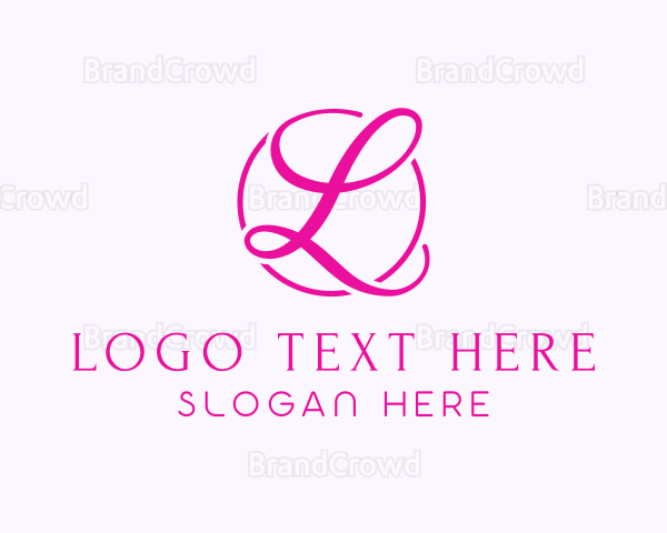 Feminine Elegant Script Logo