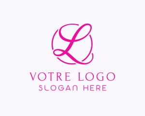 Luxe - Feminine Elegant Script logo design