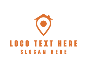 Home - Orange Pin Home logo design