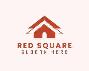 Red L-Square Handyman logo design