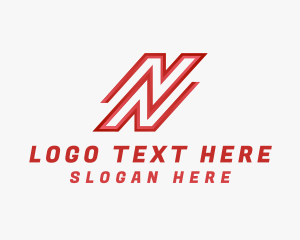 Transfer - Generic Letter N Business logo design