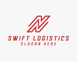 Logistics - Logistics Mover Company N Business logo design