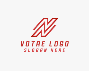 Logistics Mover Company N Business logo design