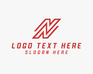 Trade - Logistics Mover Company N Business logo design