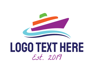 Vacation - Sea Yacht Sailing logo design