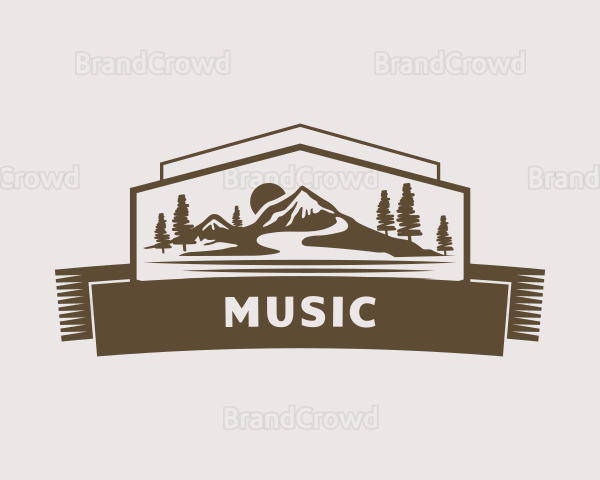 Brown Mountain Scenery Logo