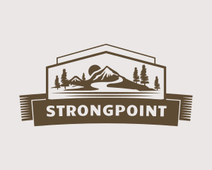 Brown Mountain Scenery Logo