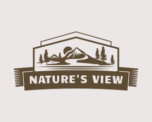 Scenery - Brown Mountain Scenery logo design