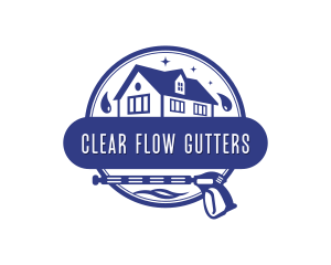 Roof Gutter Cleaner logo design