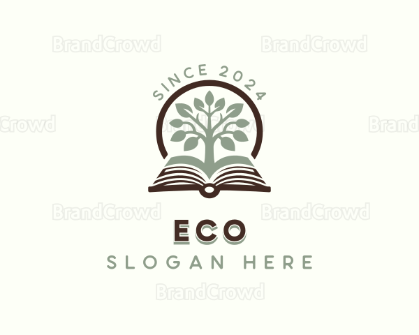 Reading Book Tree Logo