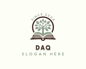 Reading Book Tree Logo