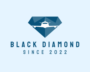 Blue Diamond Airline logo design