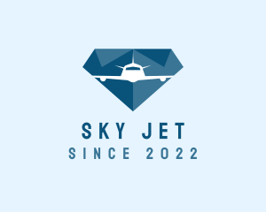 Airline - Blue Diamond Airline logo design