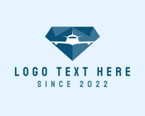 Airport - Blue Diamond Airline logo design
