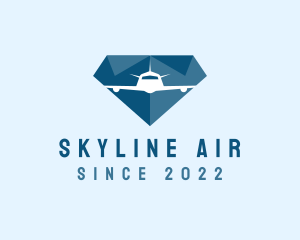 Airline - Blue Diamond Airline logo design