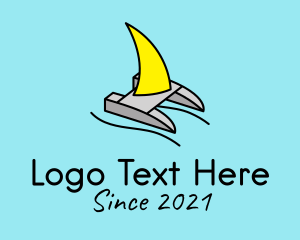 Sailing - Sailing Boat Raft logo design