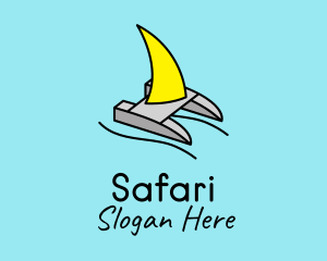 Sailing Boat Raft  Logo