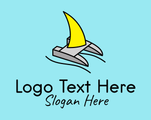 Sailing Boat Raft  Logo