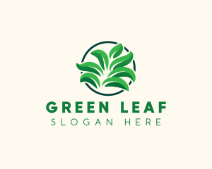 Grass Leaf Garden logo design