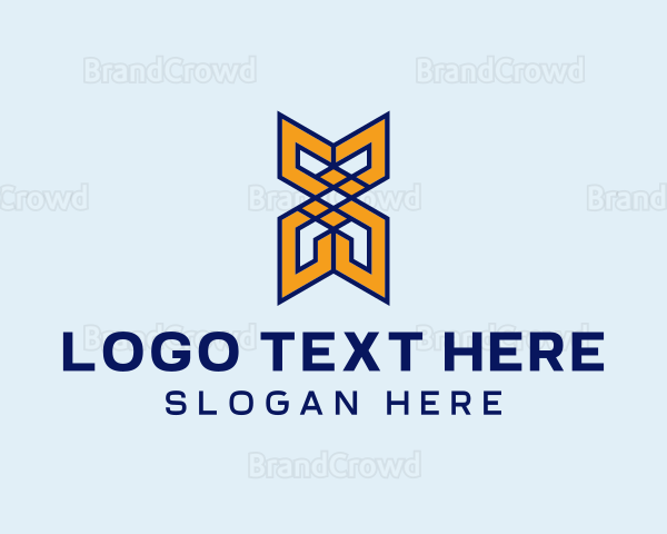 Abstract Symbol Letter X Logo