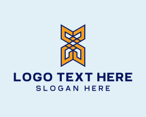 Enterprise - Abstract Symbol Letter X logo design