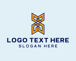 Abstract Symbol Letter X Logo