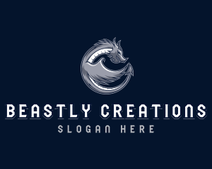 Creature - Beast Dragon Creature logo design