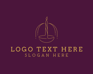 Candlelight - Candle Wax Boutique logo design