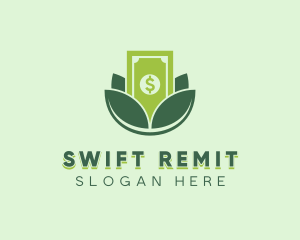 Remittance - Lotus Money Cash logo design