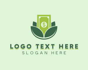 Tax - Lotus Money Cash logo design