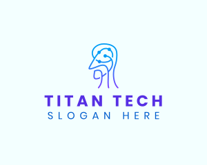 AI Tech Robotics logo design