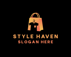 Shopping Bag Clothing logo design