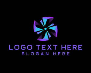 Startup - Tech Cyber Propeller logo design