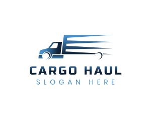 Transport Truck Logistics logo design