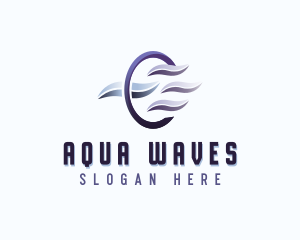 Waves - Biotech Waves Laboratory logo design