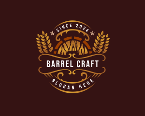 Barrel - Liquor Barrel Brewing logo design