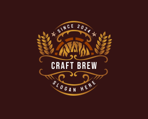 Liquor Barrel Brewing logo design